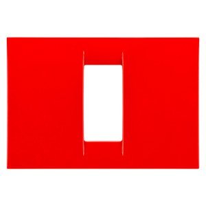 Gewiss Virna díszítőkeret - Fényes technopolimer - 1 férőhely - Geránium piros - System termékfotó