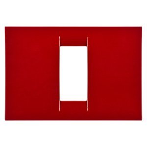 Gewiss Virna díszítőkeret - Fényes technopolimer - 1 férőhely - Klasszikus burgundi - System termékfotó