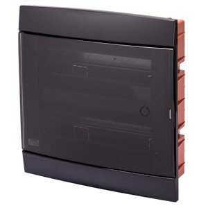 Gewiss Dekoratív kiselosztó - Süllyesztett - Sorkapcsok csatlakoztatására előkészítve - 330X338X28 - Fényes titánium - 24 +2 (12x2)M termékfotó