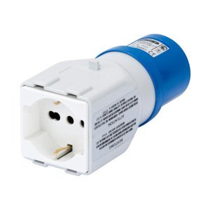 Gewiss System adapter - Háztartási ÉS ipari használatra IP44 - Csatlakozó-aljzat 2P+E 16A 230V ac 50/60HZ - 1 csatlakozó dugó 2P+E 10/16A kombinált (P30/P17) termékfotó