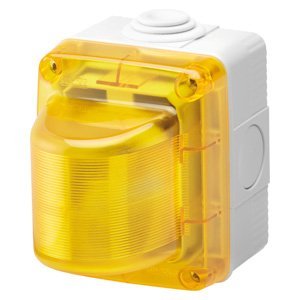 Gewiss Jelzőlámpák - 15W - 230V - Sárga fénykibocsátó - IP55 - Szürke RAL 7035 termékfotó