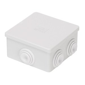 Gewiss Csatl. dob. norm. magasság,teli, rápattintható FEDÉL-IP44-BELSŐ MÉRETEK:80X80X40-KÁBELTÖMSZELENCÉVEL ellátott FALAK-GWT960ºC-SZÜRKE RAL 7035 termékfotó