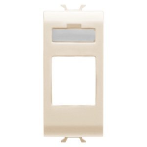 Gewiss Adatkábel csatlakozó adapter - AMP/KEYSTONE jack - 1 modulos - Elefántcsont színű - CHORUSMART