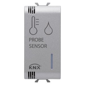 Gewiss KNX/EASY HŐMÉRSÉKLET/PÁRATARTALOM érzékelő - 1 modulos - Titánium - CHORUSMART
