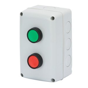 Gewiss Szerelvénnyel szerelt tokozatok - 2 férőhely - 1NO 1NC - Start / stop - IP66