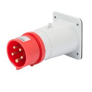 Gewiss Beépíthető süllyesztett egyenes csatlakozódugó - IP44 - 3P+E 32A 380-415V 50/60HZ - Piros - 6H - Csavaros vezetékbekötésű termékfotó