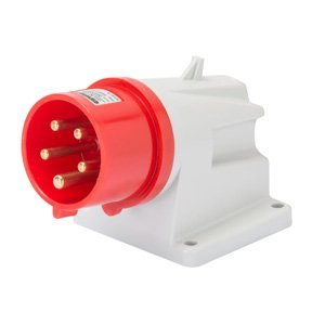 Gewiss 90° felületre szerelhető csatlakozódugó (bemenet) - IP44 - 2P+E 16A 380-415V 50/60HZ - Piros - 9H - Csavaros vezetékbekötésű termékfotó
