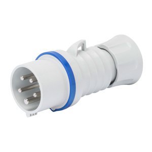 Gewiss Egyenes csatlakozódugó HP - IP44/IP54 - 3P+N+E 16A 200-250V 50/60HZ - Kék - 9H - Csavaros vezetékbekötésű termékfotó