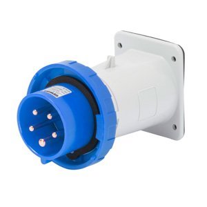 Gewiss Beépíthető süllyesztett egyenes csatlakozódugó - IP67 - 3P+N+E 16A 200-250V 50/60HZ - Kék - 9H - Csavaros vezetékbekötésű termékfotó