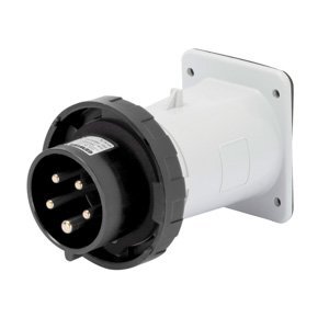 Gewiss Beépíthető süllyesztett egyenes csatlakozódugó - IP67 - 3P+N+E 32A 480-500V 50/60HZ - Fekete - 7H - Csavaros vezetékbekötésű termékfotó