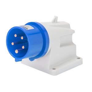 Gewiss 90° felületre szerelhető csatlakozódugó (bemenet) - IP44 - 3P+N+E 32A 200-250V 50/60HZ - Kék - 9H - Csavaros vezetékbekötésű termékfotó