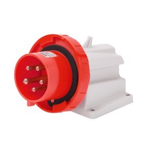 Gewiss 90° felületre szerelhető csatlakozódugó (bemenet) - IP67 - 3P+E 16A 380-415V 50/60HZ - Piros - 6H - Csavaros vezetékbekötésű termékfotó
