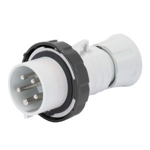 Gewiss Egyenes csatlakozódugó HP - IP66/IP67/IP68/IP69 - 2P+E 16A 480-500V 50/60HZ - Fekete - 7H - Csavaros vezetékbekötésű termékfotó