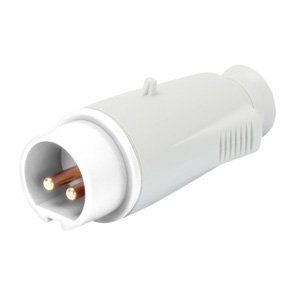 Gewiss Egyenes csatlakozódugó - IP44 - 2P 16A 40-50V 50-60HZ - Fehér - 12H - Csavaros vezetékbekötésű termékfotó