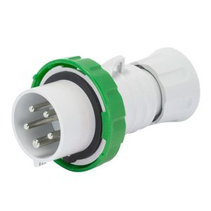 Gewiss Egyenes csatlakozódugó HP - IP66/IP67/IP68/IP69 - 2P+E 16A >50V >300-500HZ - Zöld - 2H - Csavaros vezetékbekötésű termékfotó