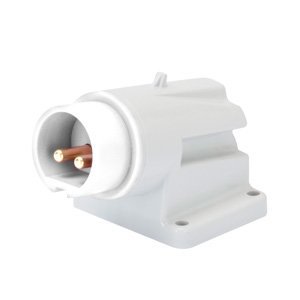 Gewiss 90° felületre szerelhető csatl. dugó (bemenet) - IP44 - 2P 16A 20-25 e 40-50V 50-60HZ d.c. - Fehér - 10H - Csavaros vezetékbekötésű termékfotó