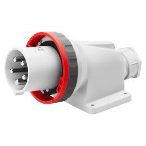 Gewiss 90° felületre szerelhető csatlakozódugó (bemenet) - IP67 - 3P+E 63A 380-415V 50/60HZ - Piros - 6H - Vezetékbekötésű termékfotó
