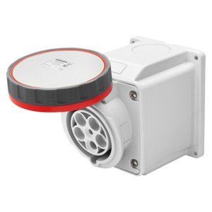 Gewiss 10° felületre szerelhető csatl. -aljzat - IP67 - - 3P+N+E 63A 346-415V 50/60HZ - Piros - 6H - Csavaros vezetékbekötésű termékfotó