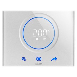 Gewiss Thermo ice termosztát- knx - Falra szerelhető - Titánium - KNX/EASY