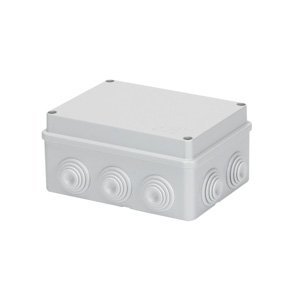 Gewiss Csatlakozódob. norm. magasság, teli, csavaros fedél - IP55 - Belső méretek: 150X110X70 - Kábeltömszelencével ellátott falak - Szürke RAL 7035 termékfotó