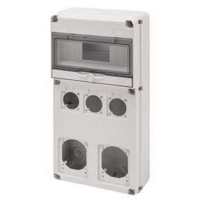 Gewiss Q-din 10 M- 3 50X50 mm csatlakozó-aljzat M+ 2 miec 16/32 A - IP65 termékfotó