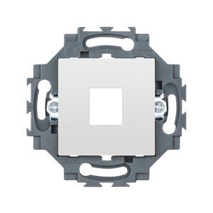 Gewiss Adat csatlakozó-aljzat adapter - AMP/KEYSTON jack - 2 modul - Fehér - Dahlia