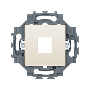 Gewiss Adat csatlakozó-aljzat adapter - AMP/KEYSTON jack - 2 modul - Elefántcsont - Dahlia