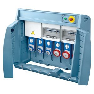Gewiss Q-box 6 - Táp csatl. dugóval - Vezetékelt - 2 2P+E 16A + 2 3P+E 16A + 1 3P+E + 1 3P+N+E 32 - IP55