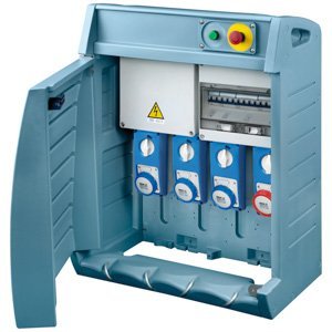 Gewiss Q-box 4 - Táp csatl. dugóval - Vezetékelt - 2 2P+E 16A + 1 3P+N+E 16 A + 1 3P+N+E 32A - IP55