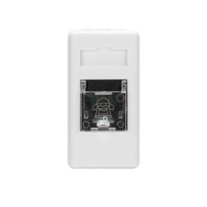 Gewiss Telefon csatlakozó-aljzat - RJ11 - 2 pár - Csavaros vezetékbekötés - 1 modul - System white