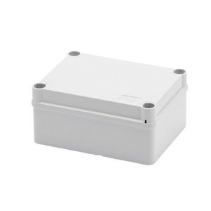Gewiss Csatlakozódob. norm. magasság, teli, 1/4 fordulatos csavaros fedél - IP55 - Belső méretek: 150X110X70 - Sima falak - Szürke RAL 7035 termékfotó