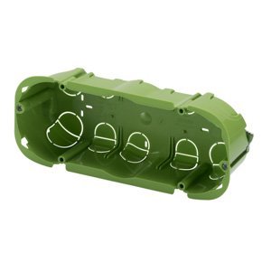 Gewiss Green wall - Nagy férőhely kapacitású téglalap alakú doboz - 6 férőhely - Méretek: 183x73x50 - Halogénmentes termékfotó