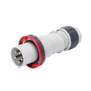 Gewiss Egyenes csatlakozódugó HP - IP66/IP67/IP68/IP69 - 2P+E 125A 380-415V 50/60HZ - Piros - 9H - Vezetékbekötés termékfotó