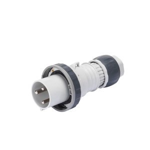 Gewiss Egyenes csatlakozódugó HP - IP66/IP67/IP68/IP69 - 2P+E 63A >50-250V d.c. - Szürke - 3H - Vezetékbekötés termékfotó