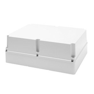 Gewiss Csatlakozódob. magasított, csavaros fedél - IP56 - Belső méretek: 460X380X180 - Sima falak - GWT960ºC - Szürke RAL 7035 termékfotó