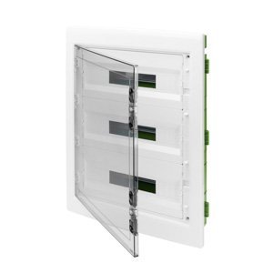 Gewiss Elosztószekr. - Green wall - Mobil ÉS gipszkarton falakhoz - Füstszínű ablakpanellel ÉS kihúzható kerettel - 54 (18X3) MIP40 termékfotó