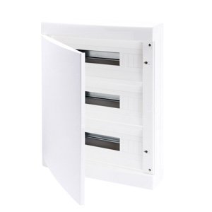 Gewiss Sima falú dekoratív elosztószekr. - Sorkapoccsal N 2 X [(3X16)+(17X10)] E 2 X [(3X16)+(17X10)] - Teli ajtó- (18X3) 54M IP40 termékfotó