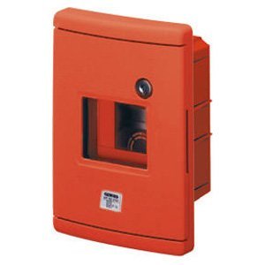 Gewiss Vízmentes süllyeszthető vészjelző tokozat - 4 modul - EN50022 - Piros RAL 3000 termékfotó