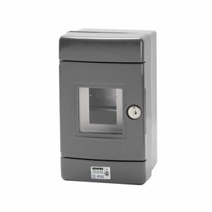 Gewiss Vízmentes vészjelző tokozat din sínnel - 4 modul EN50022 - Szürke RAL 7035 termékfotó