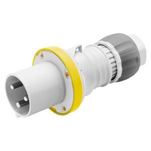 Gewiss Egyenes csatlakozódugó HP - IP44/IP54 - 2P+E - 63A - 100-130V 50/60HZ - Sárga - 4H - Vezetékbekötés termékfotó