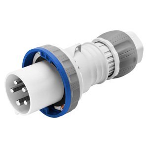 Gewiss Egyenes csatlakozódugó HP - IP66/IP67/IP68/IP69 - 3P+E 125A 200-250V 50/60HZ - Kék - 9H - Vezetékbekötés termékfotó