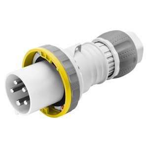 Gewiss Egyenes csatlakozódugó HP - IP66/IP67/IP68/IP69 - 3P+N+E 125A 100-130V 50/60HZ - Sárga - 4H - Vezetékbekötés termékfotó