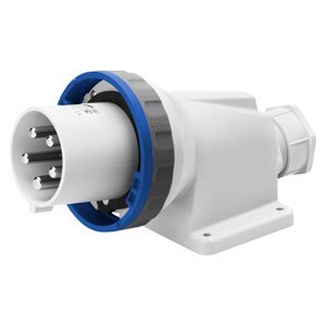 Gewiss 90° felületre szerelhető csatlakozódugó (bemenet) - IP67 - 3P+E 63A 200-250V 50/60HZ - Kék - 9H - Vezetékbekötésű termékfotó