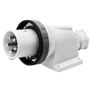Gewiss 90° felületre szerelhető csatlakozódugó (bemenet) - IP67 - 3P+E 63A 480-500V 50/60HZ - Fekete - 7H - Vezetékbekötésű termékfotó