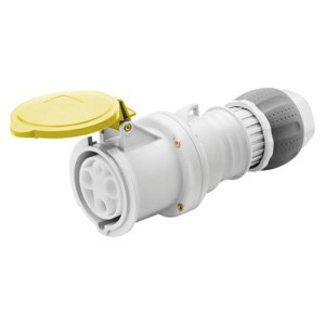 Gewiss HP egyenes csatlakozó-aljzat - IP44/IP54 - 3P+N+E 63A 100-130V 50/60HZ - Sárga - 4H - Vezetékbekötésű termékfotó