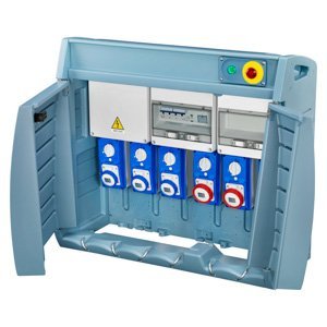 Gewiss Q-box 6 - Táp csatl. dugóval - Vezetékelt - Cbf - 2 2P+E 16A + 2 3P+E 16A + 2 3P+E 32A - IP55