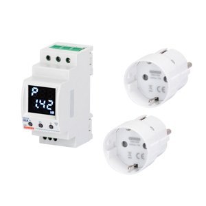 Gewiss Pre installed kit p-comfort RF zigbee and smart plug 2 smart plugs