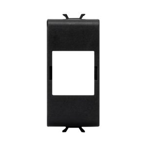 Gewiss Adatkábel csatlakozó aljzat adapter - Systimax commscope - 1 modulos - Szatén fekete - CHORUSMART