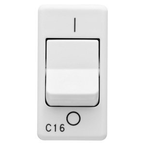 Gewiss Kismegszakító 230V ac - 1P 16A 3kA C karakterisztika - 1 modul - System white termékfotó