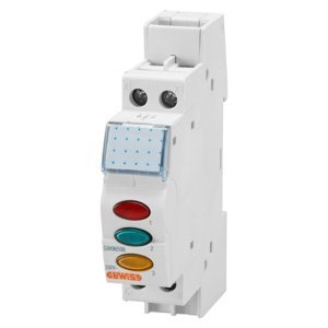 Gewiss Jelzőlámpa - Tripla - Piros-sárga-zöld - 230V - 1 modul